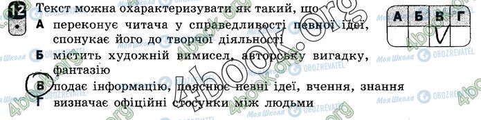 ГДЗ Українська мова 9 клас сторінка 12